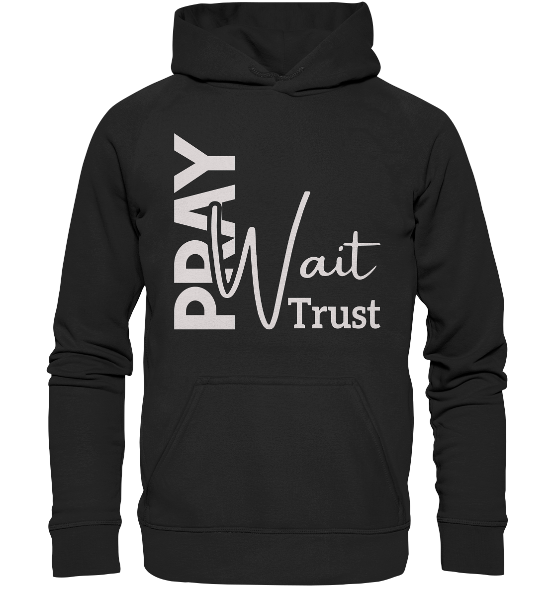 Pray. Wait. Trust. - Kids Premium Hoodie