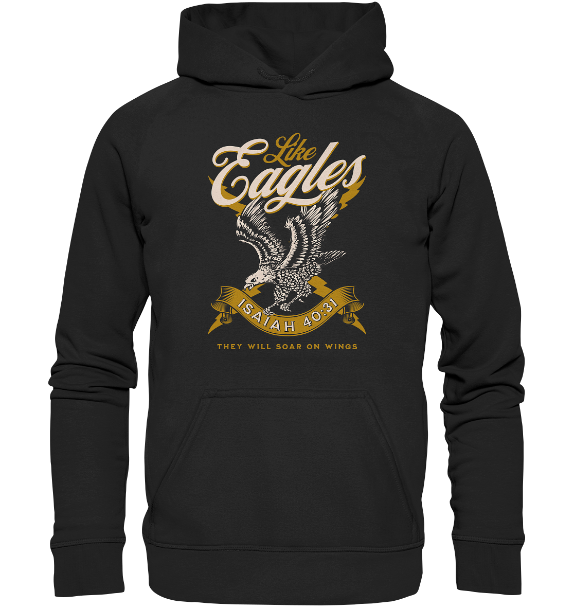 They will fly like eagles – Isaiah 40:31 - Kids Premium Hoodie