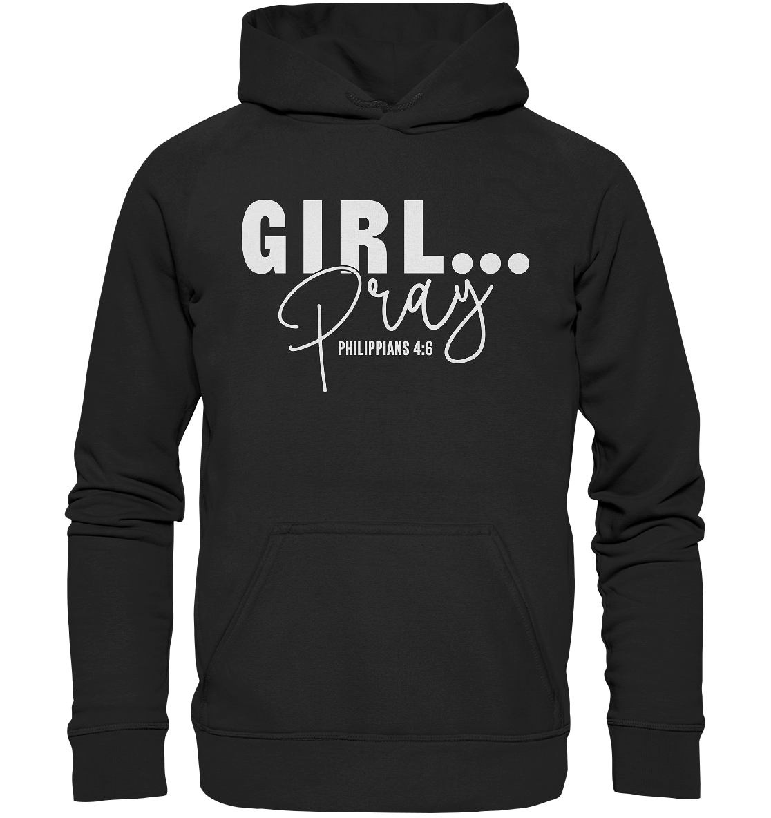 Girl. Pray. - Kids Premium Hoodie