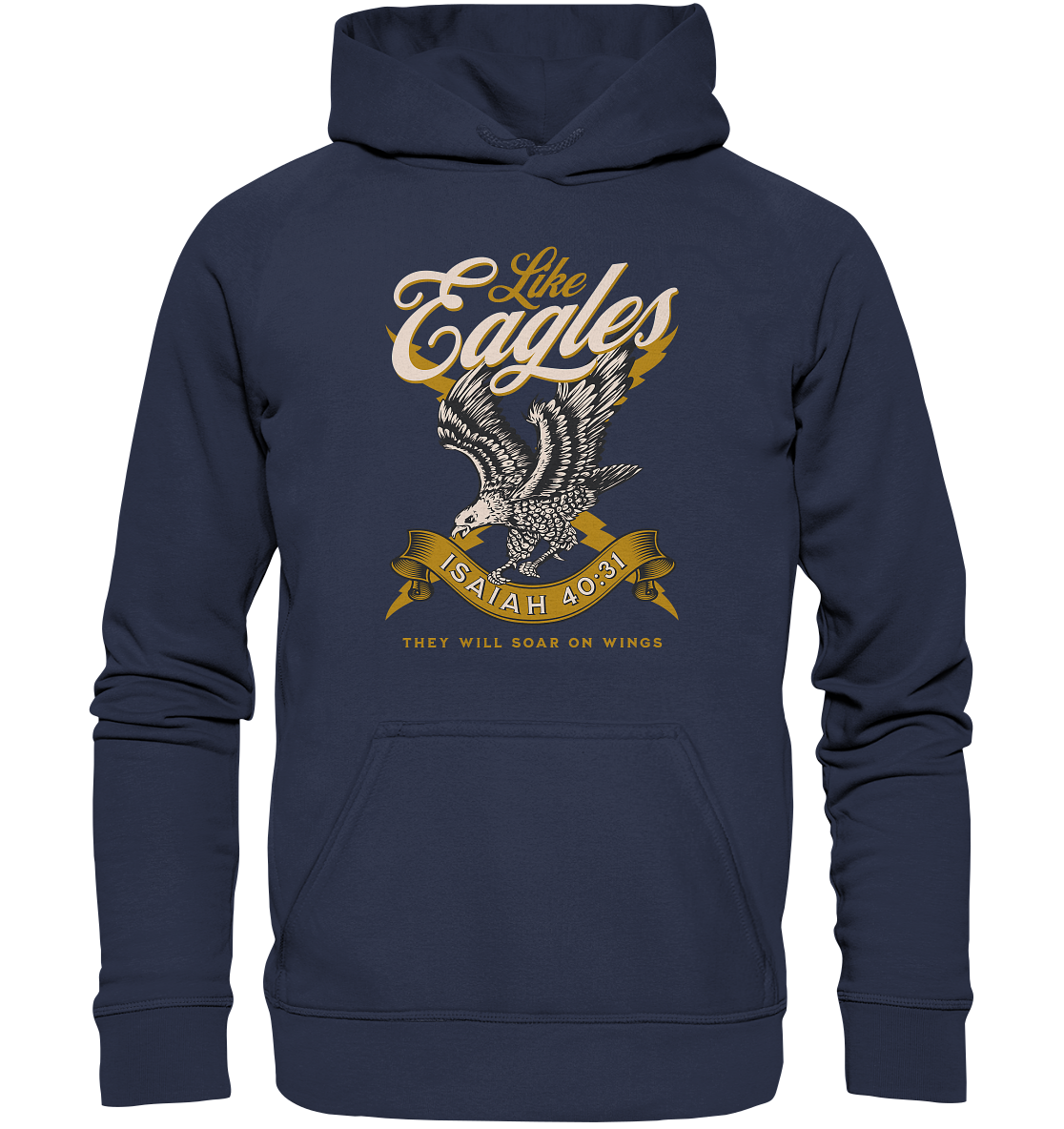 They will fly like eagles – Isaiah 40:31 - Kids Premium Hoodie