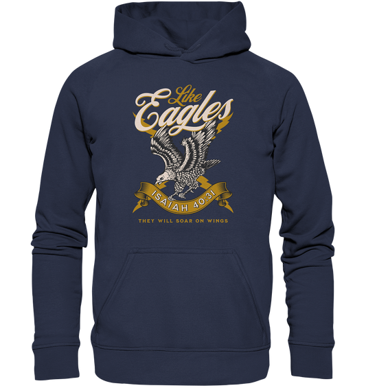 Sie werden fliegen wie Adler – Jesaja 40:31 - Kids Premium Hoodie