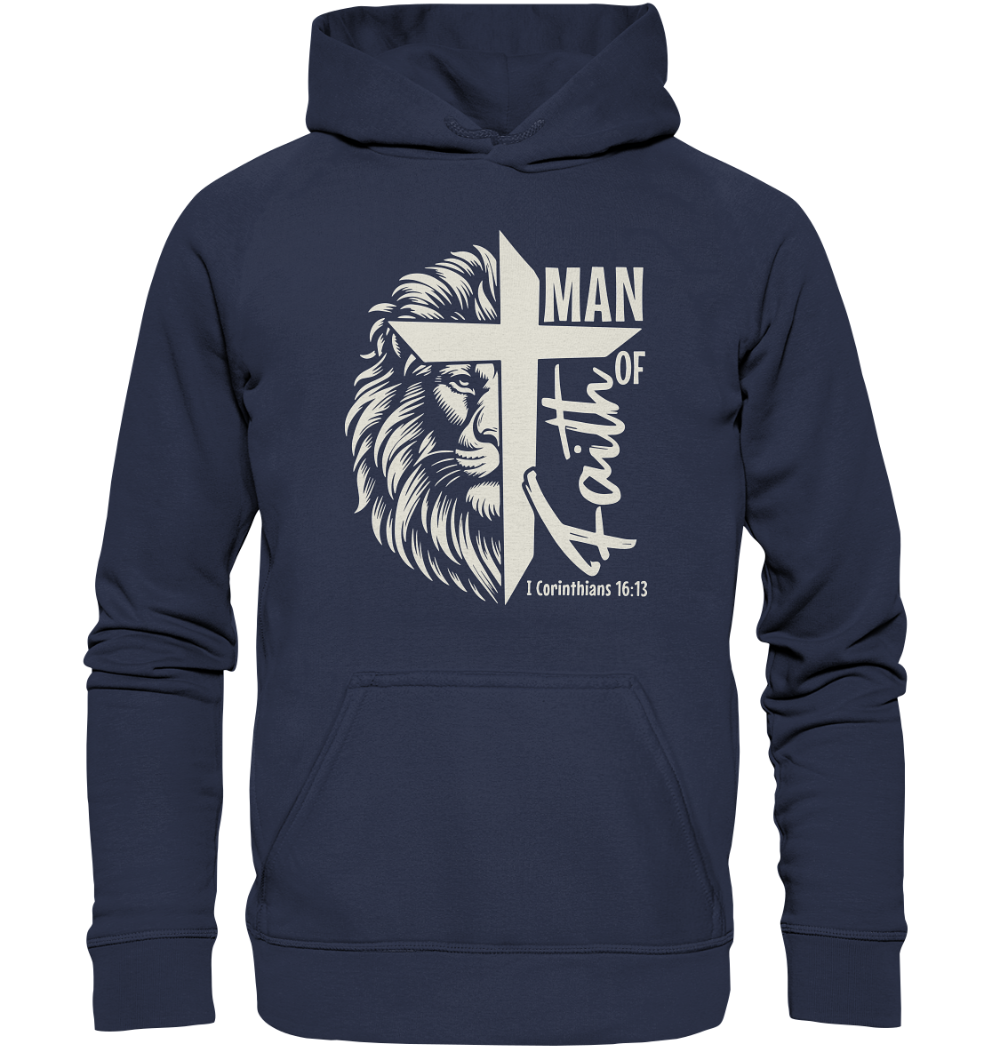 Man of Faith – 1 Corinthians 16:13 - Kids Premium Hoodie