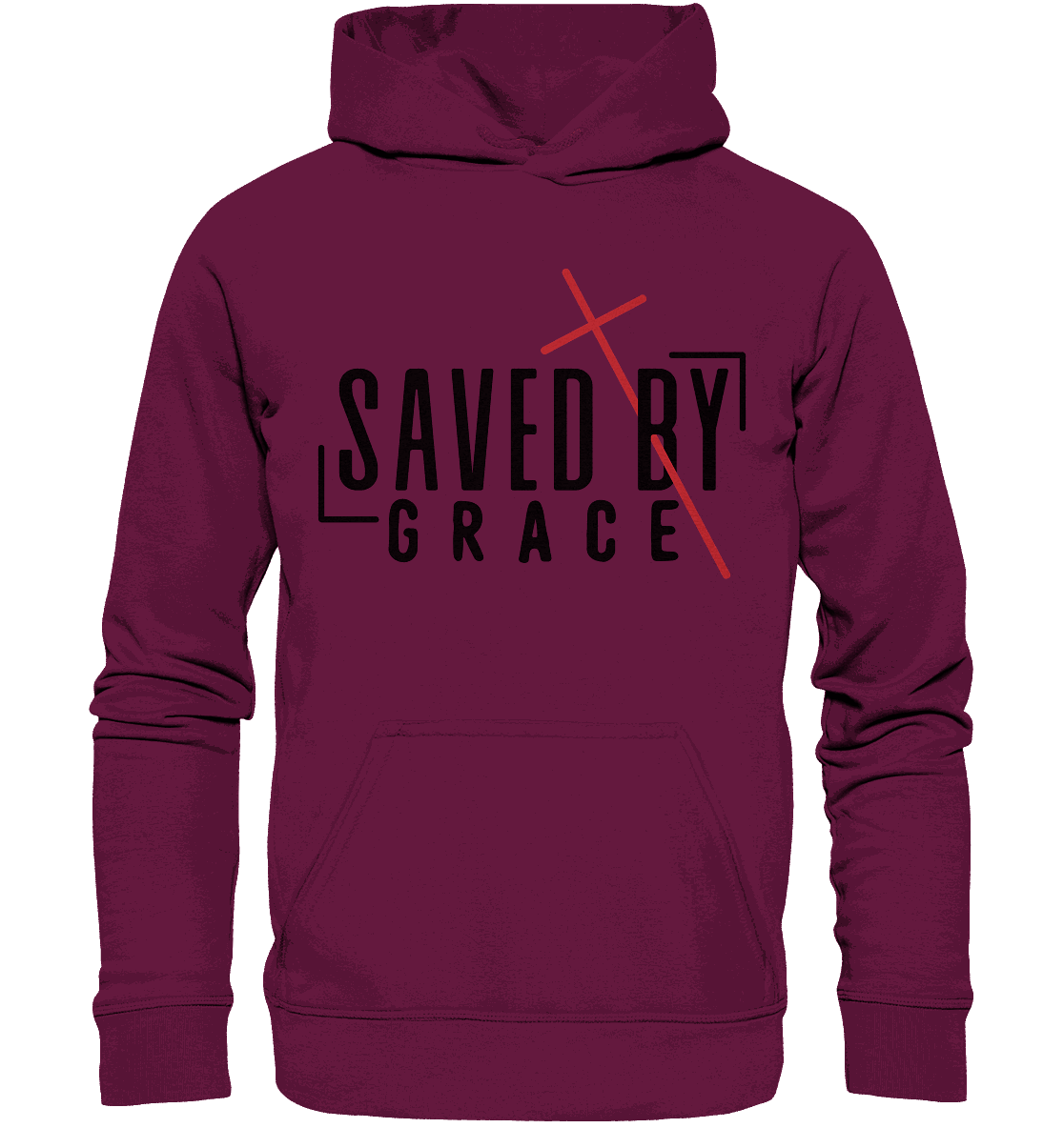 Saved by Grace – Ein kraftvolles Statement des Glaubens - Kids Premium Hoodie