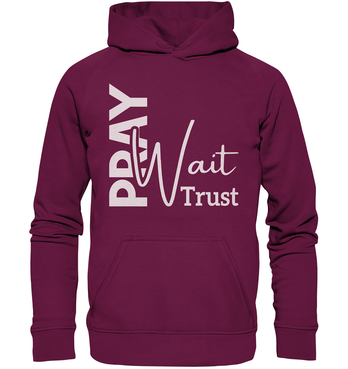 Pray. Wait. Trust. - Kids Premium Hoodie