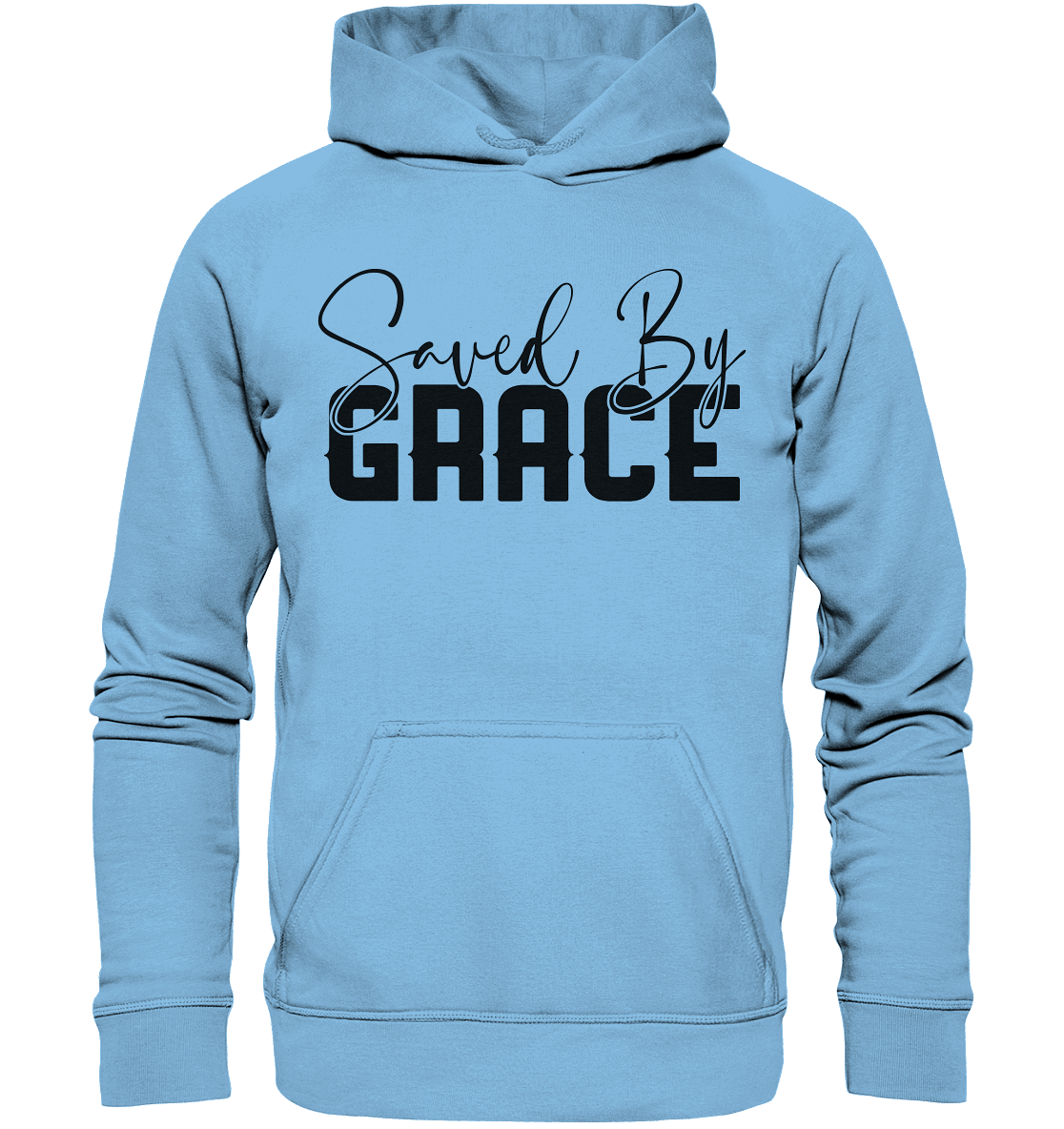 Saved by Grace – Ein kraftvolles Glaubensstatement - Kids Premium Hoodie