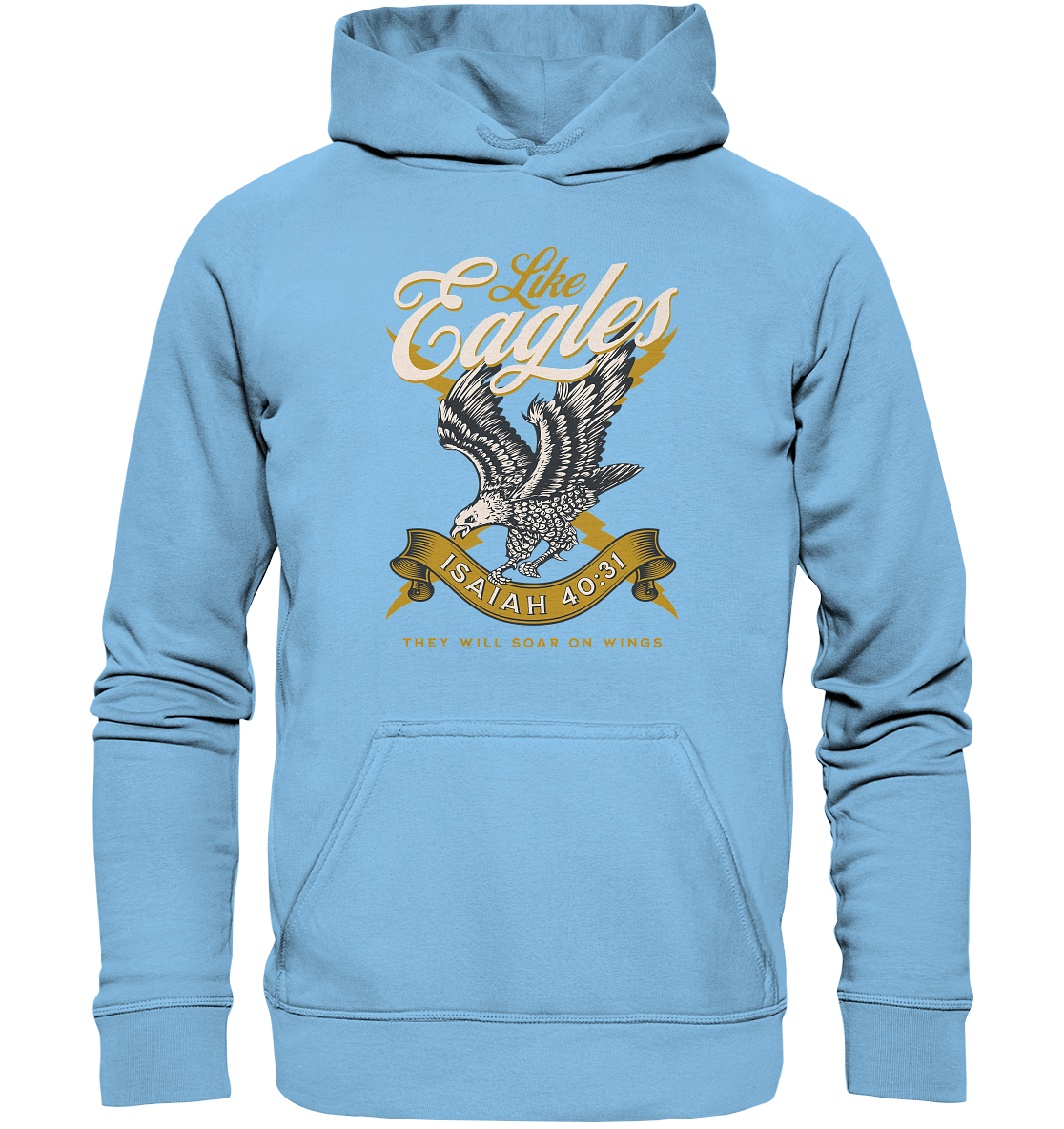 They will fly like eagles – Isaiah 40:31 - Kids Premium Hoodie