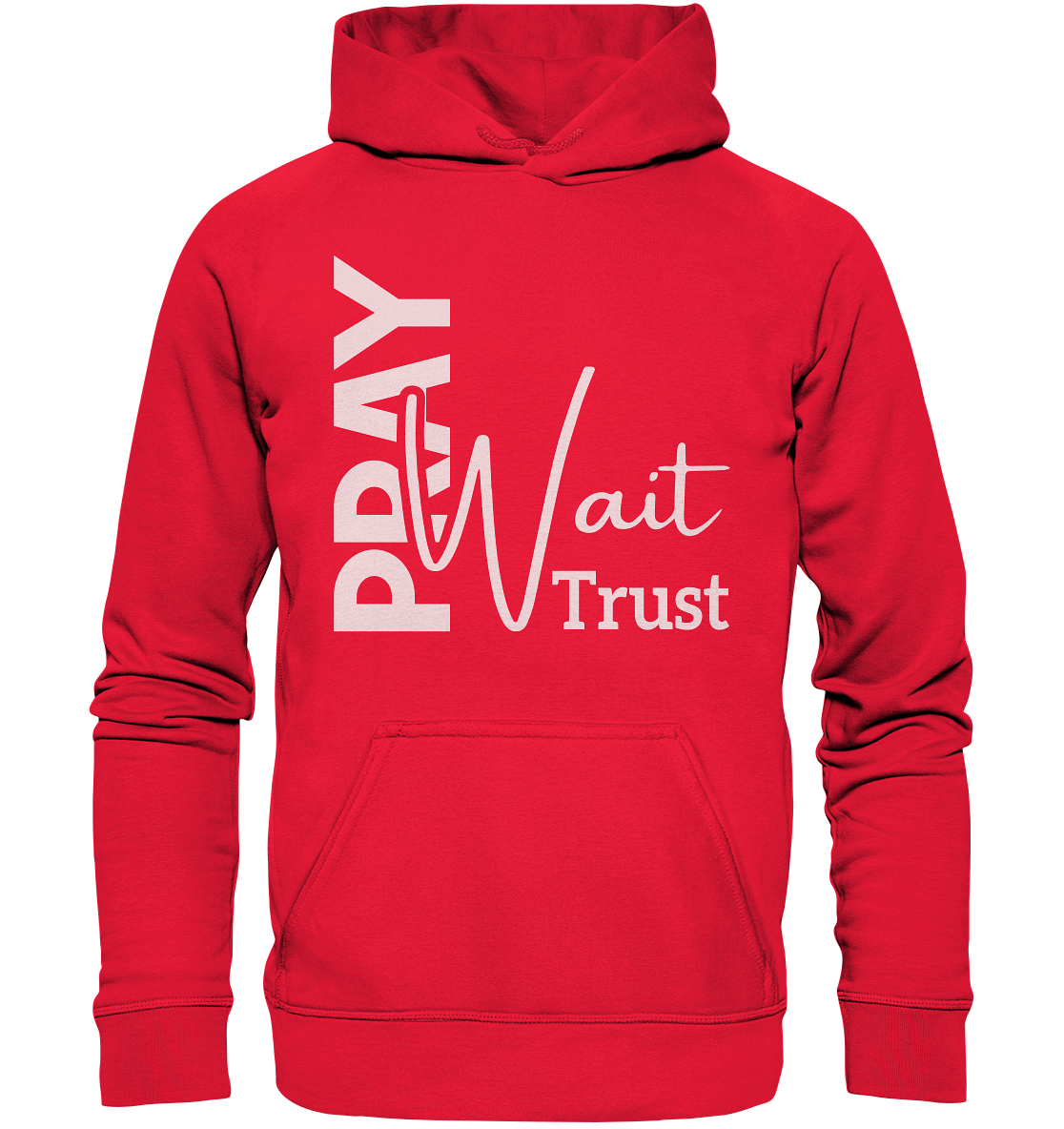 Pray. Wait. Trust. - Kids Premium Hoodie