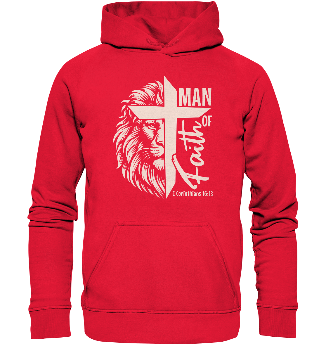 Man of Faith – 1 Corinthians 16:13 - Kids Premium Hoodie