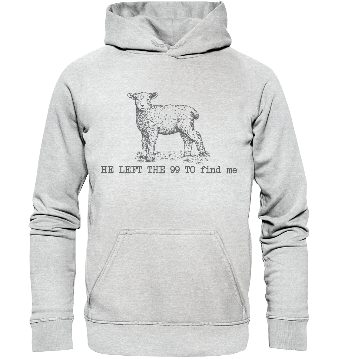 He Left the 99 to Find Me - Kids Premium Hoodie