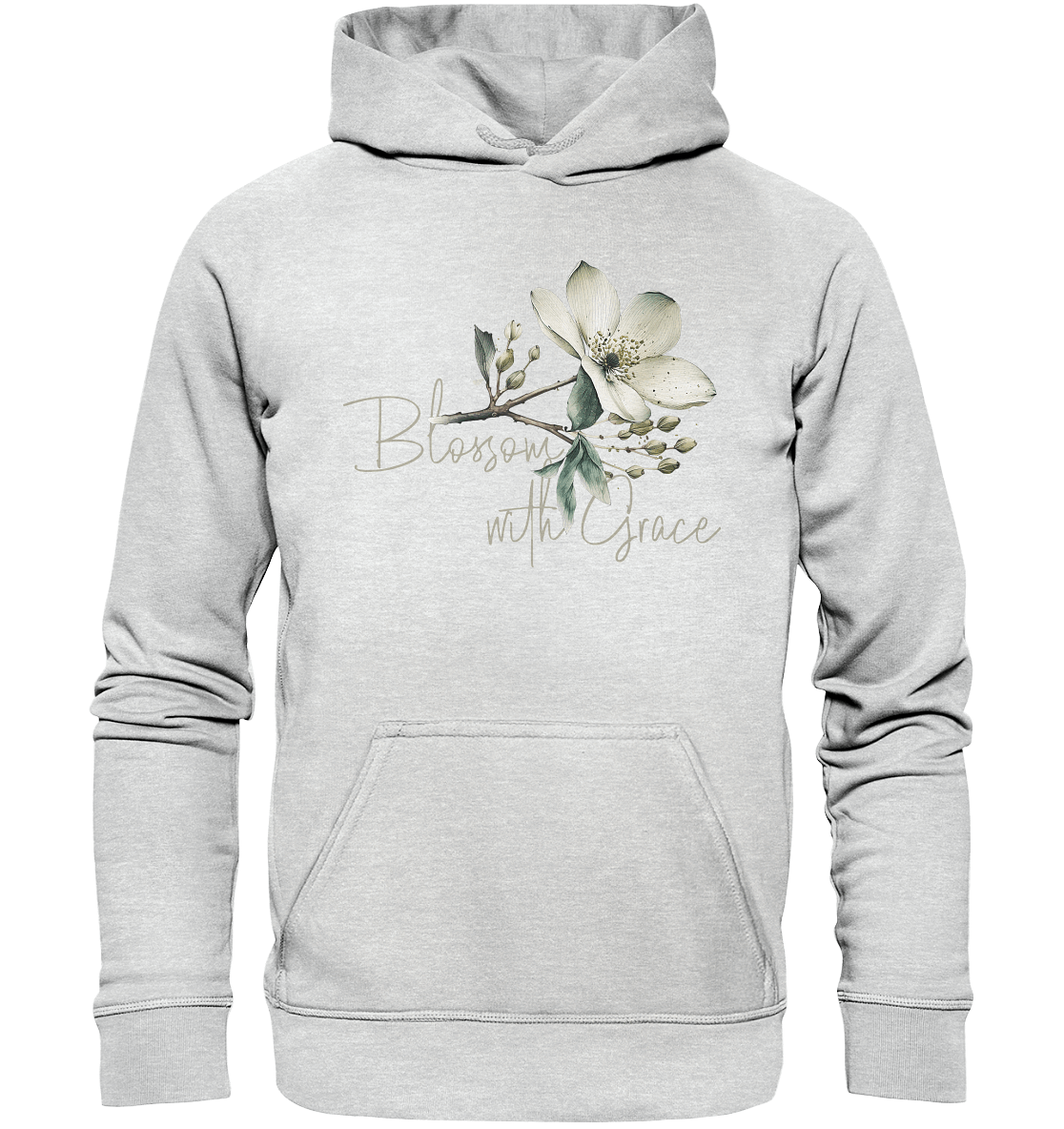 Blossom with Grace - Kids Premium Hoodie