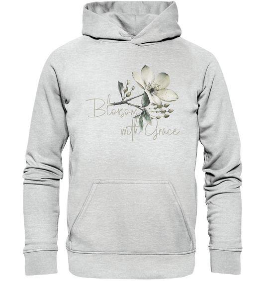 Blossom with Grace - Kids Premium Hoodie