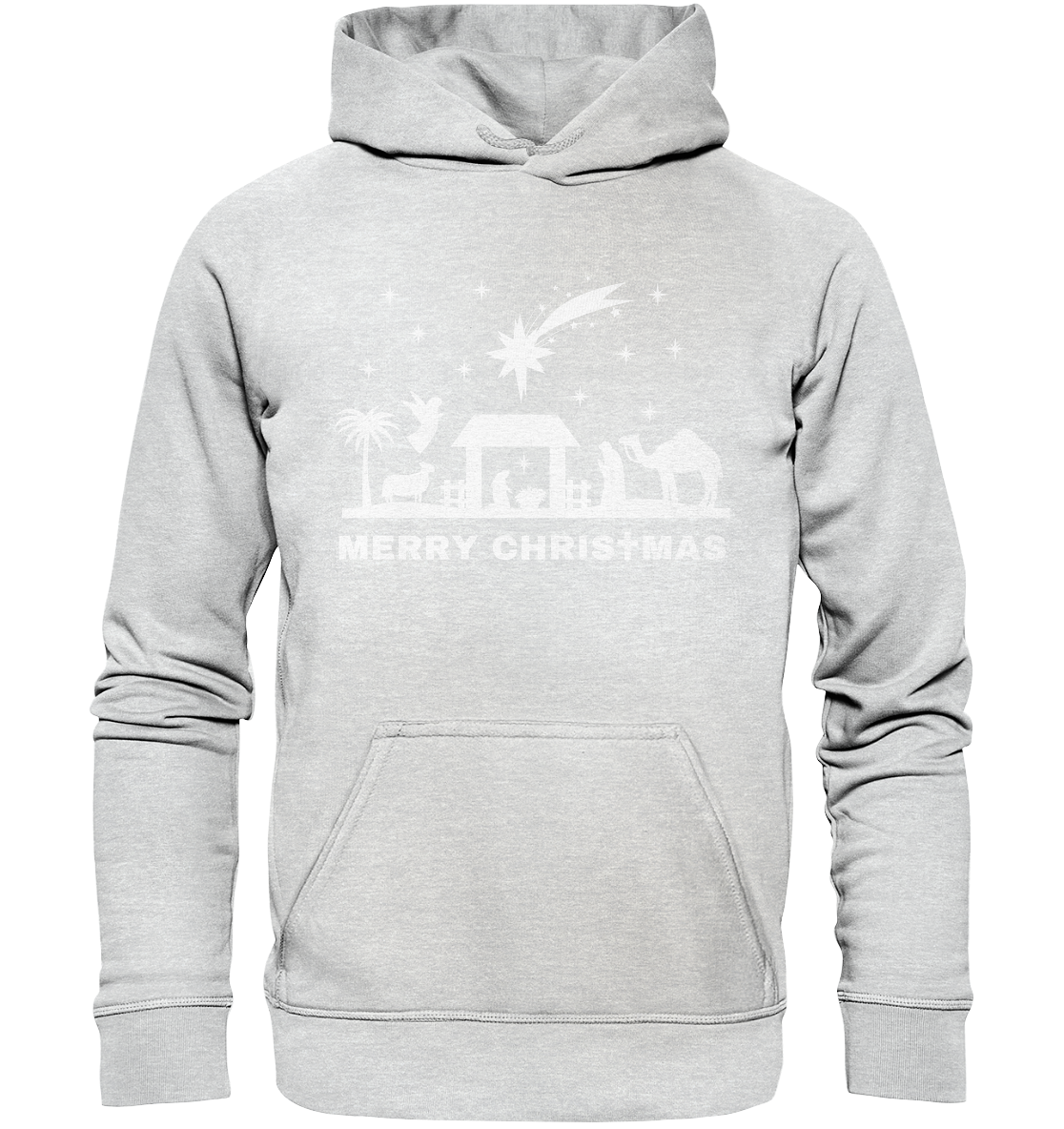 Merry Christmas - Frohe Weihnachten (Krippe Edition) - Kids Premium Hoodie