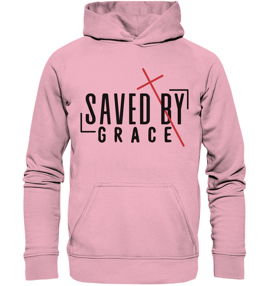 Saved by Grace – Ein kraftvolles Statement des Glaubens - Kids Premium Hoodie