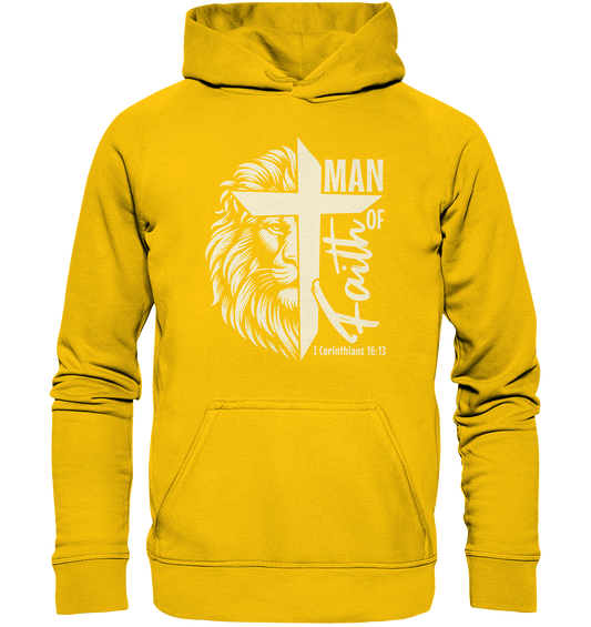 Man of Faith – 1 Corinthians 16:13 - Kids Premium Hoodie