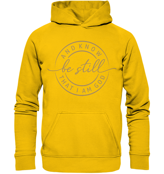 Sei still – und erkenne, dass ich Gott bin - Kids Premium Hoodie