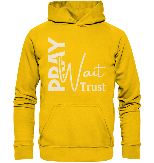 Pray. Wait. Trust. - Kids Premium Hoodie