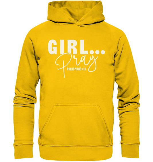 Girl. Pray. - Kids Premium Hoodie