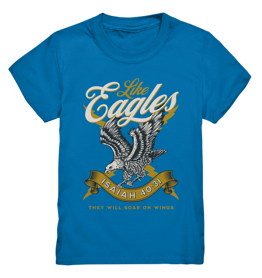 Sie werden fliegen wie Adler – Jesaja 40:31 - Kids Premium Shirt