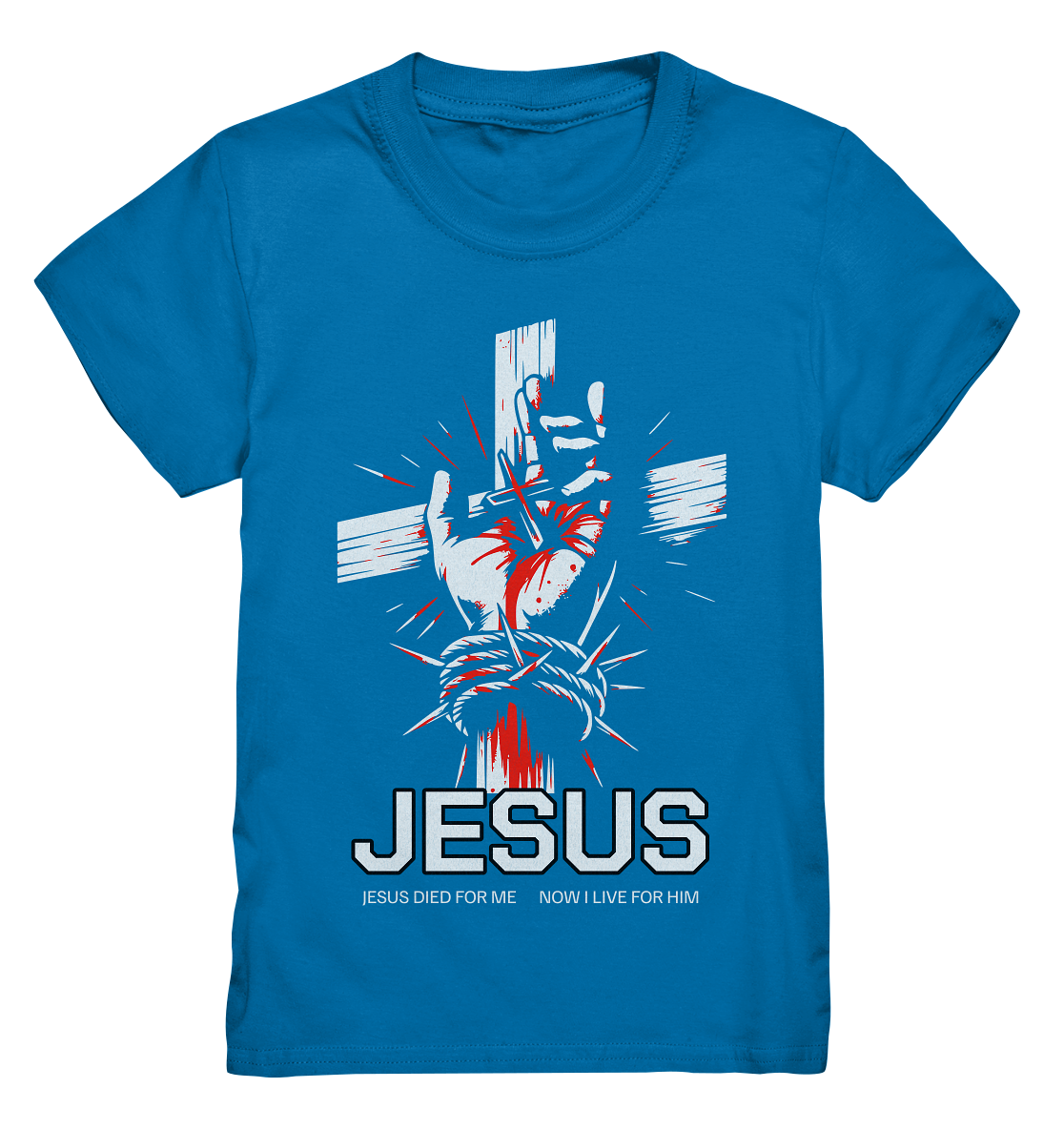 Jesus died for me – now I live for him - Kids Premium Shirt