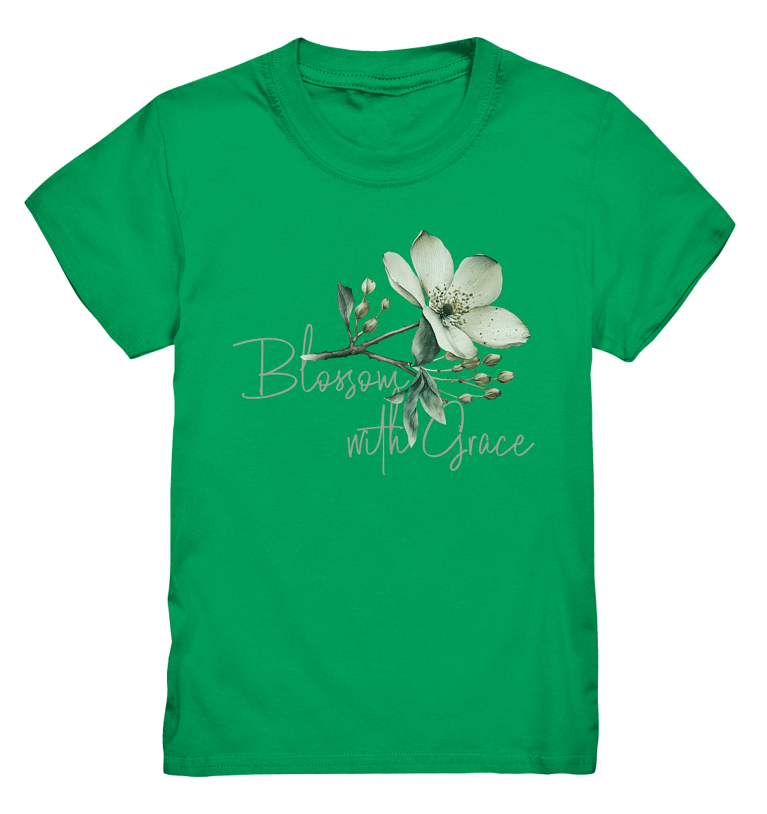 Blossom with Grace - Kids Premium Shirt