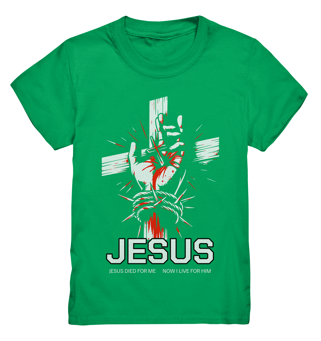 Jesus died for me – now I live for him - Kids Premium Shirt