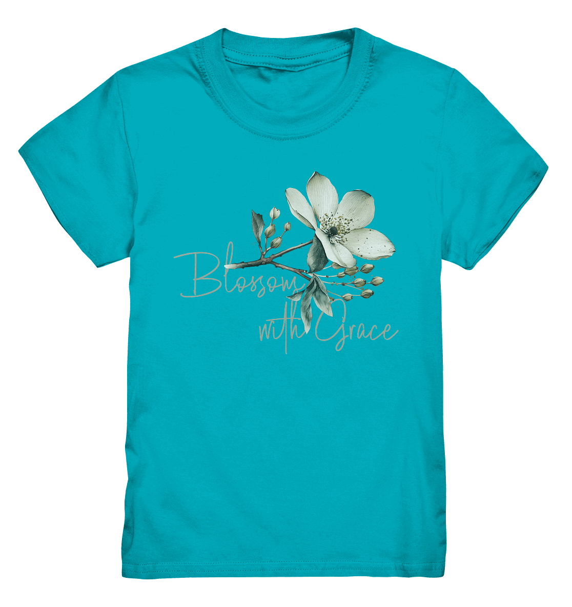 Blossom with Grace - Kids Premium Shirt