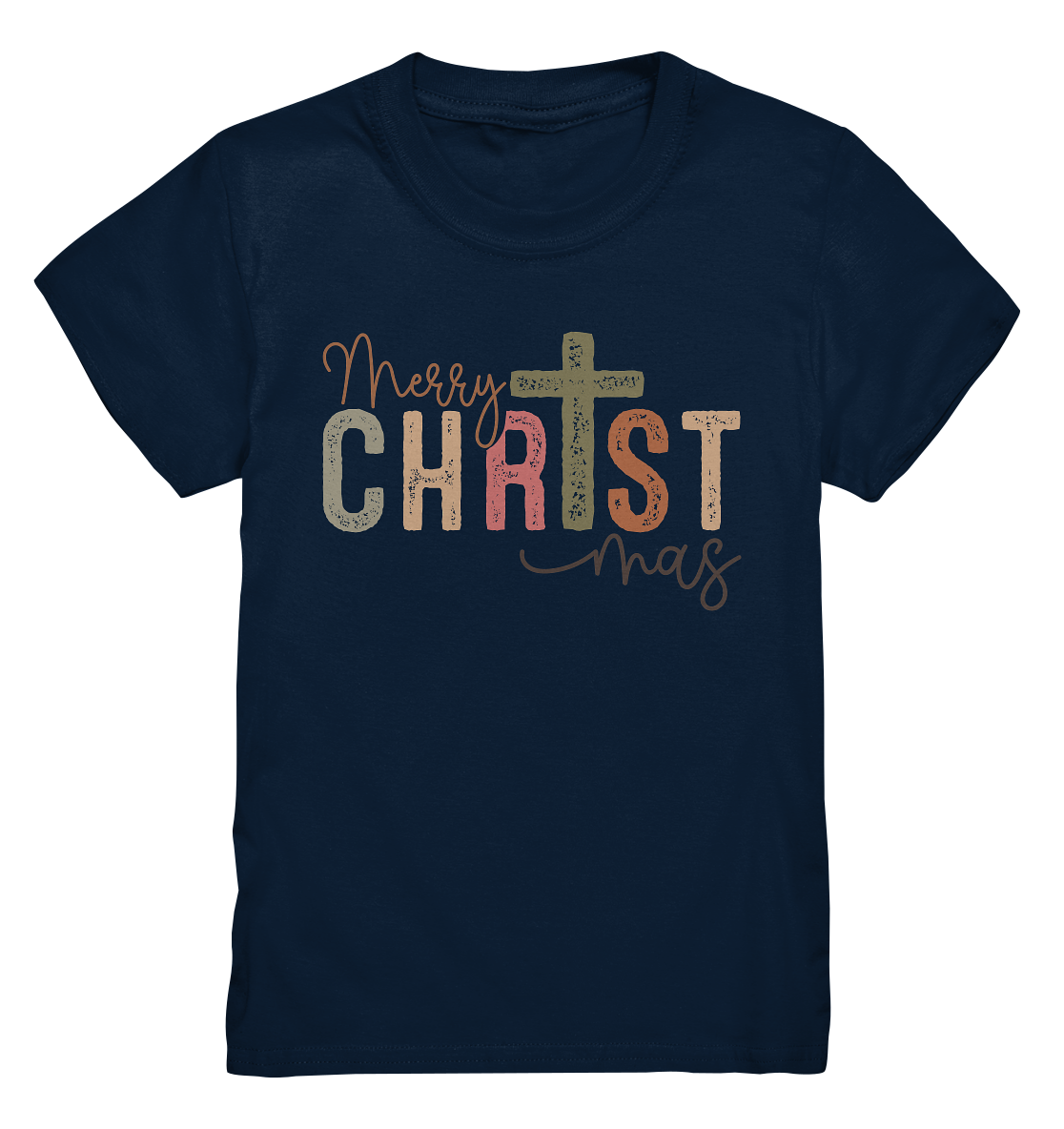 Merry CHRISTmas – Christ in the Center - Kids Premium Shirt