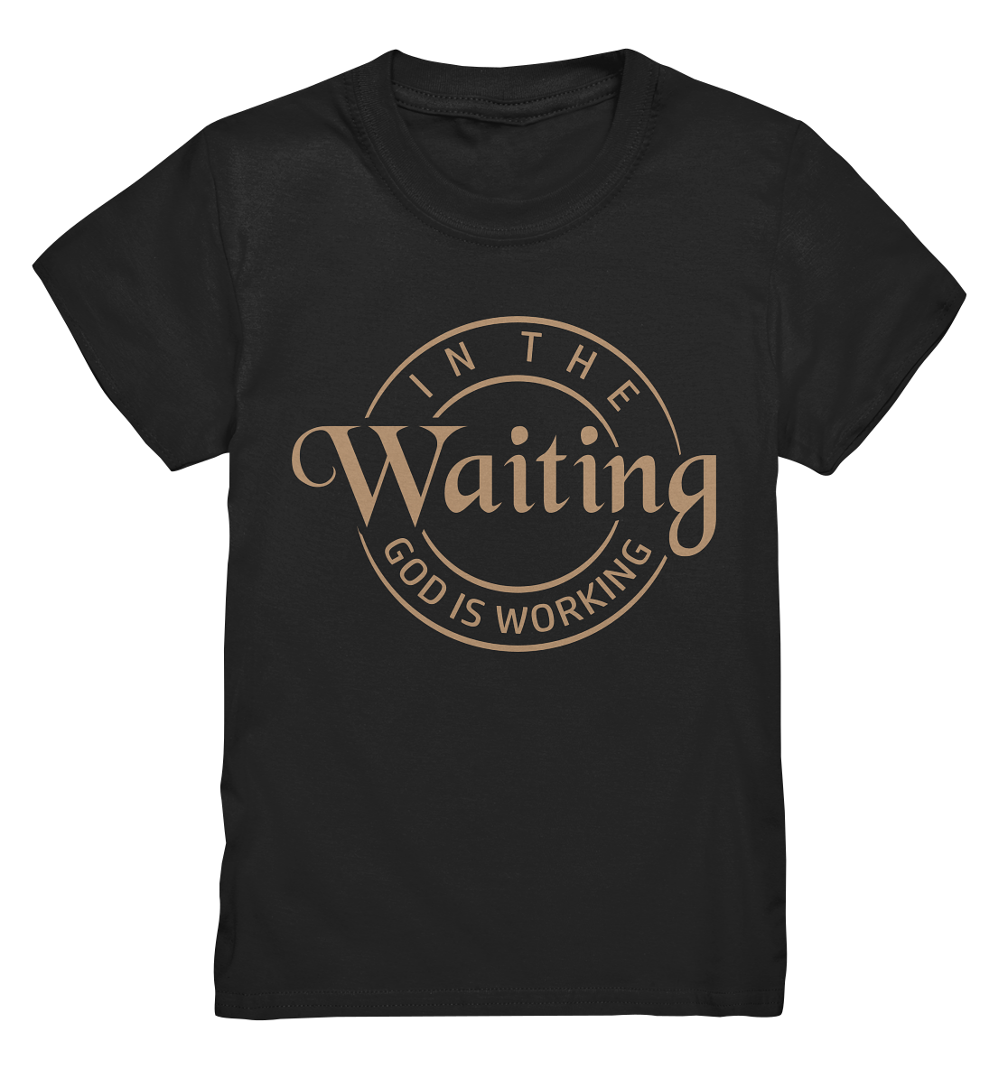 God works in waiting - Kids Premium Shirt