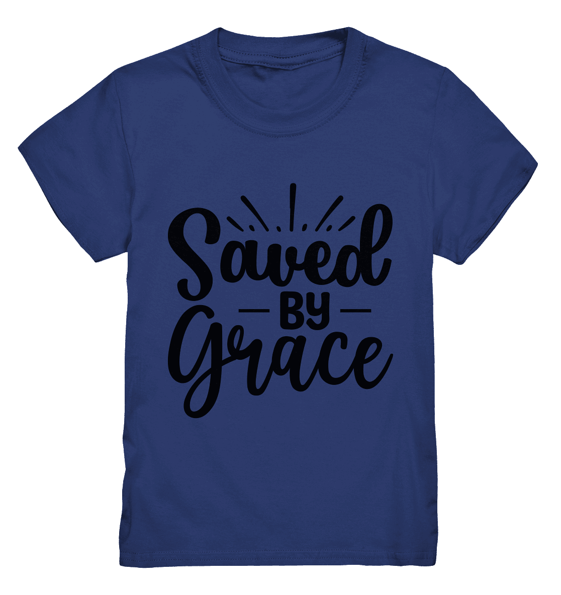 Saved by Grace – Dein Glaube, Dein Statement - Kids Premium Shirt