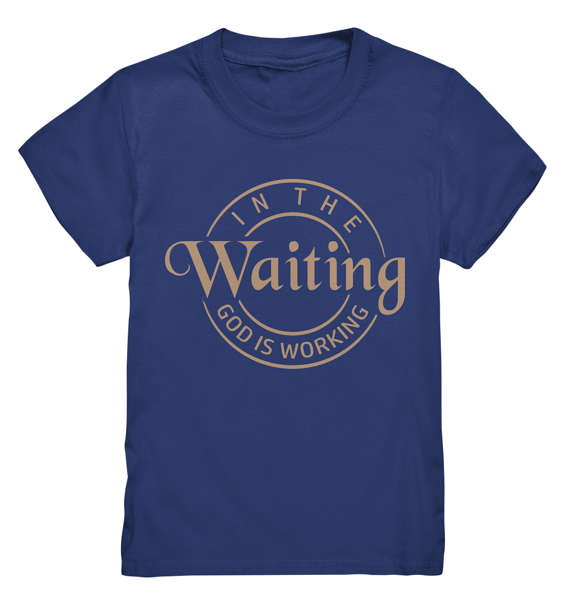 God works in waiting - Kids Premium Shirt