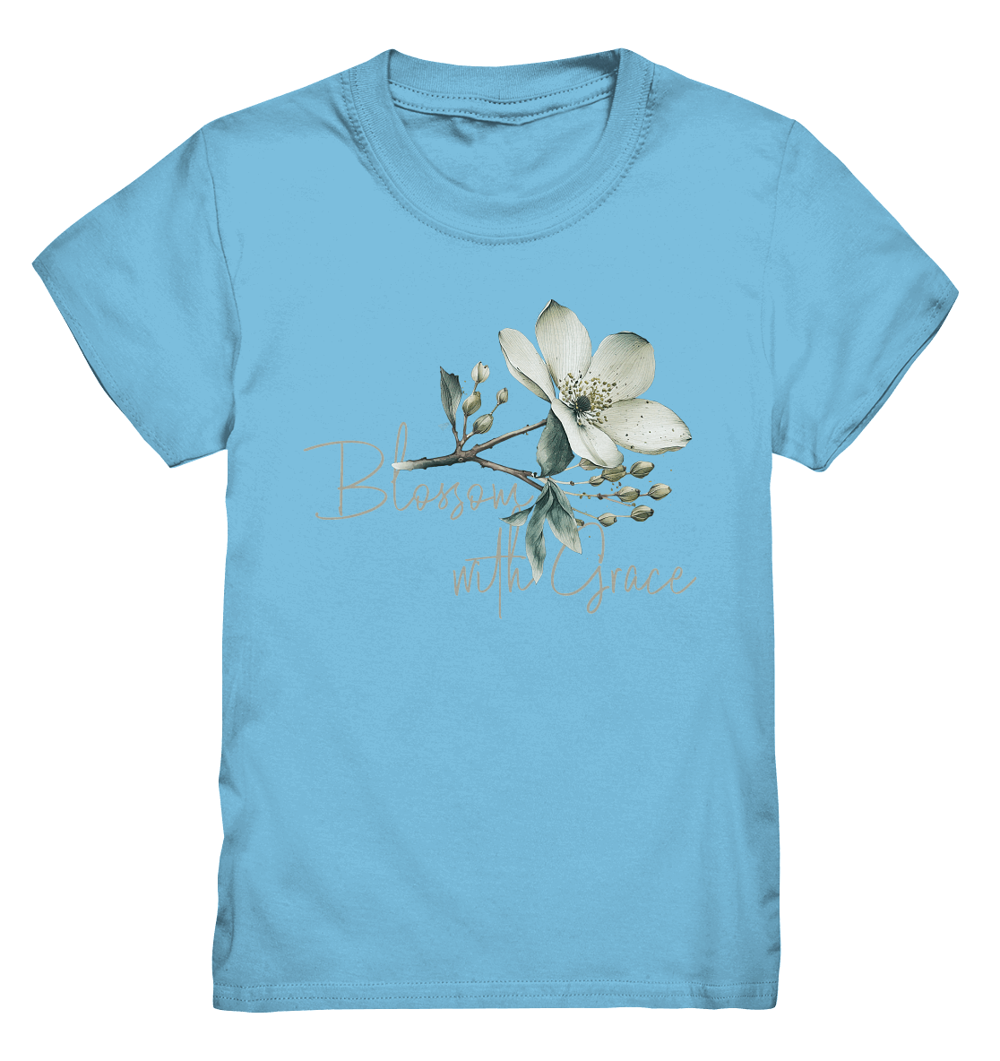 Blossom with Grace - Kids Premium Shirt