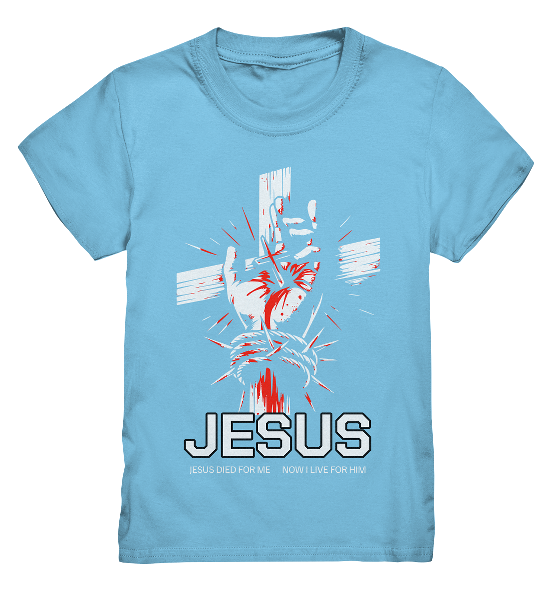 Jesus died for me – now I live for him - Kids Premium Shirt