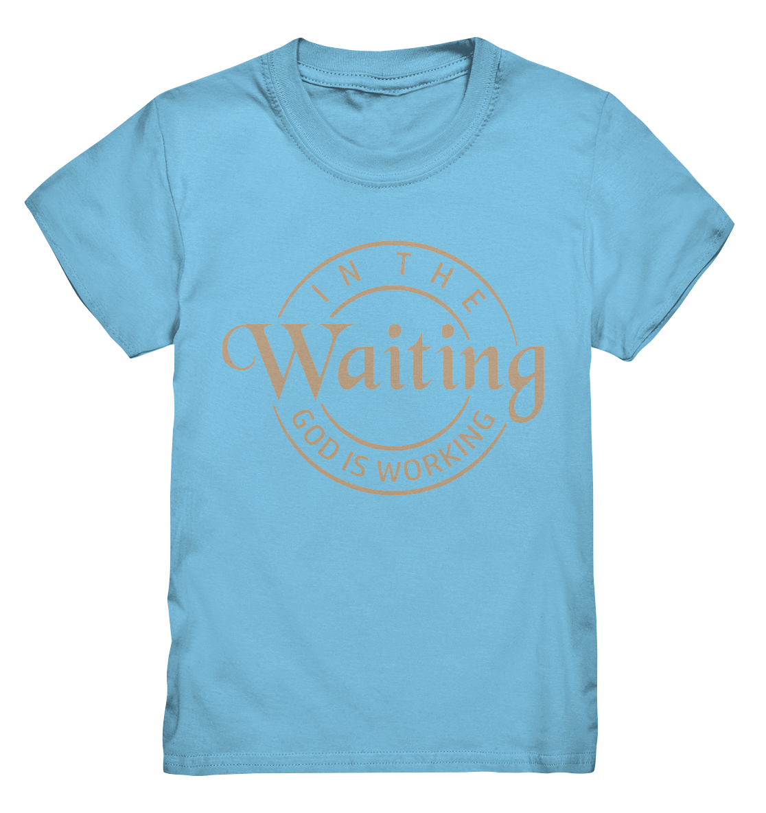 God works in waiting - Kids Premium Shirt