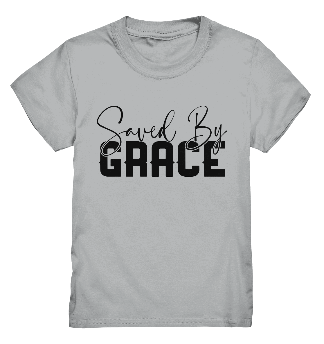 Saved by Grace – Ein kraftvolles Glaubensstatement - Kids Premium Shirt