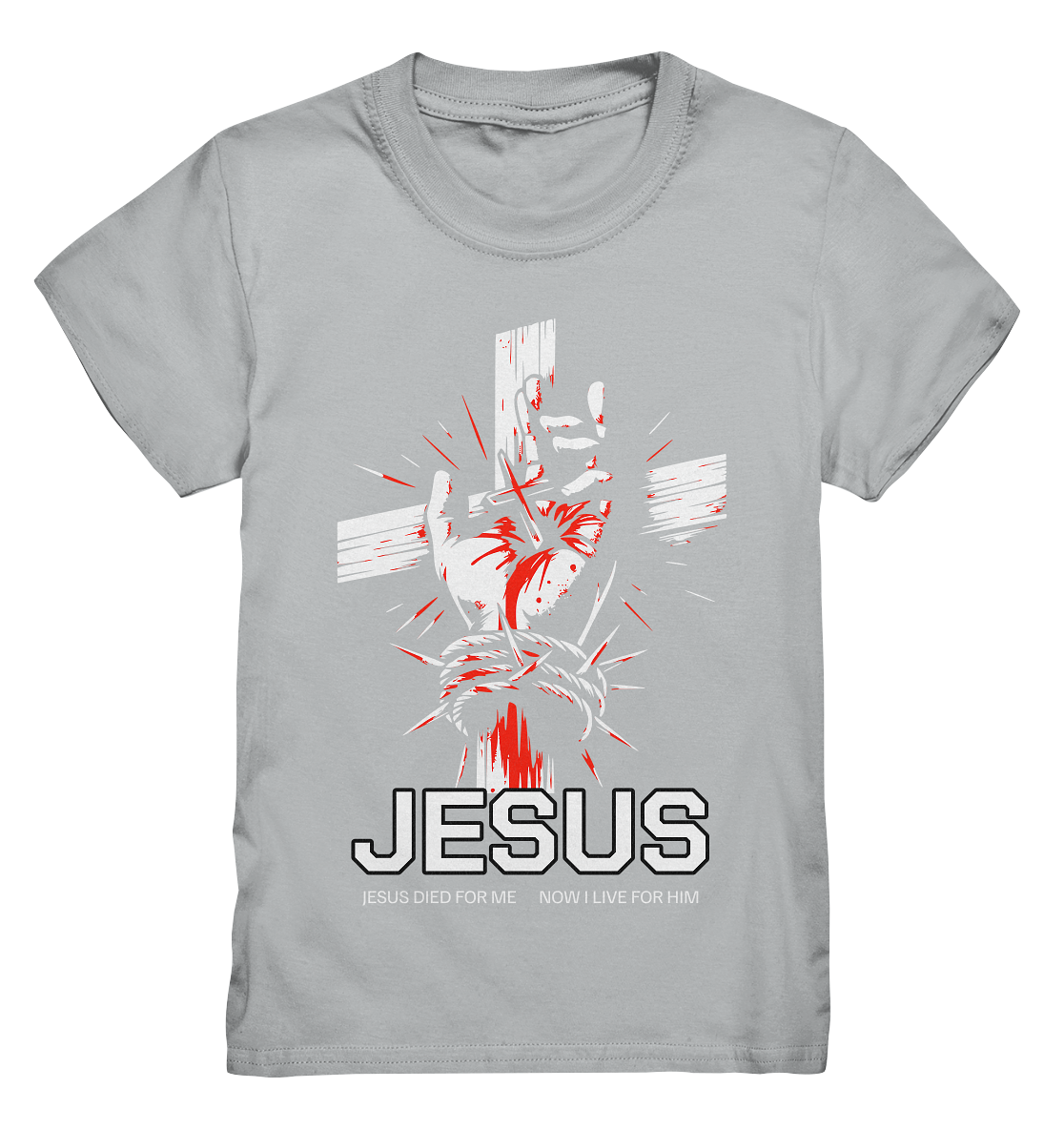 Jesus died for me – now I live for him - Kids Premium Shirt