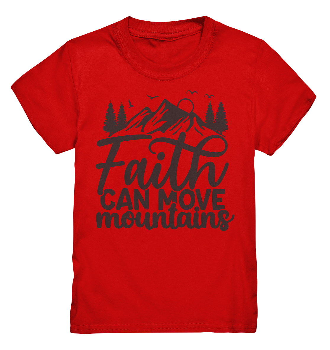 Faith Moves Mountains - Kids Premium Shirt