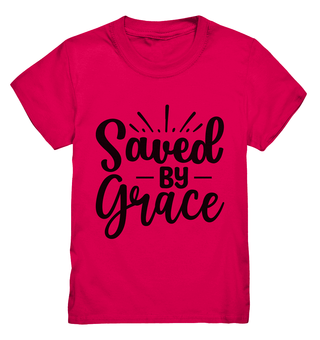 Saved by Grace – Dein Glaube, Dein Statement - Kids Premium Shirt