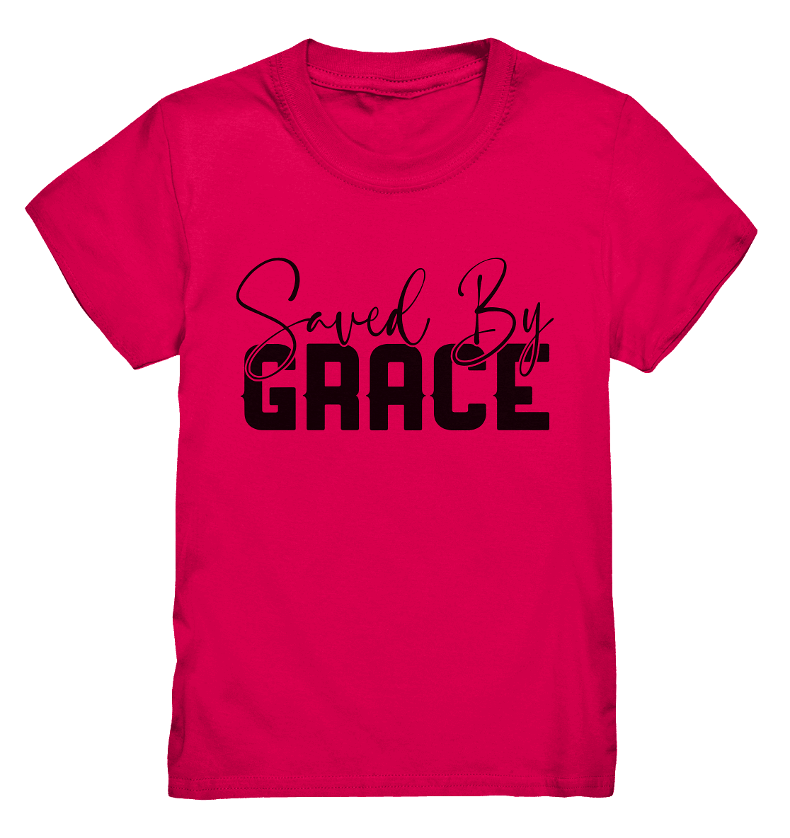 Saved by Grace – Ein kraftvolles Glaubensstatement - Kids Premium Shirt