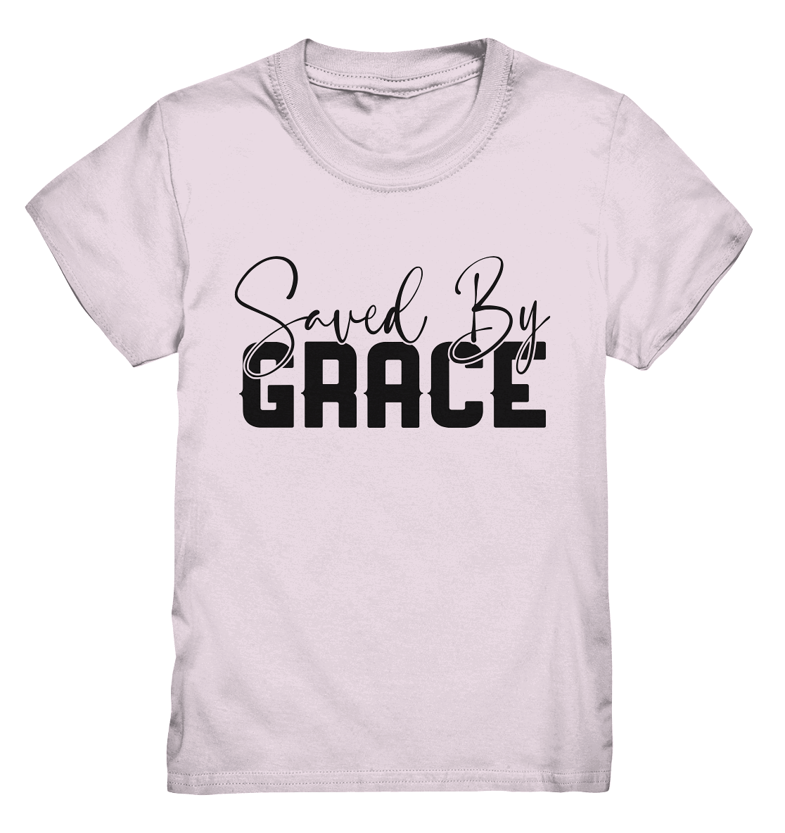 Saved by Grace – Ein kraftvolles Glaubensstatement - Kids Premium Shirt