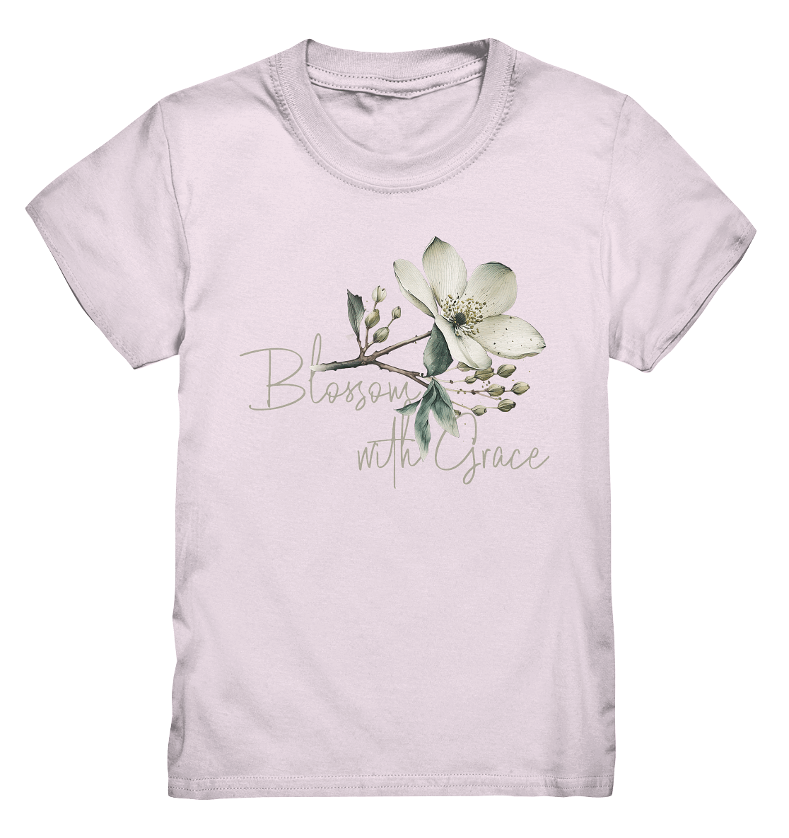 Blossom with Grace - Kids Premium Shirt