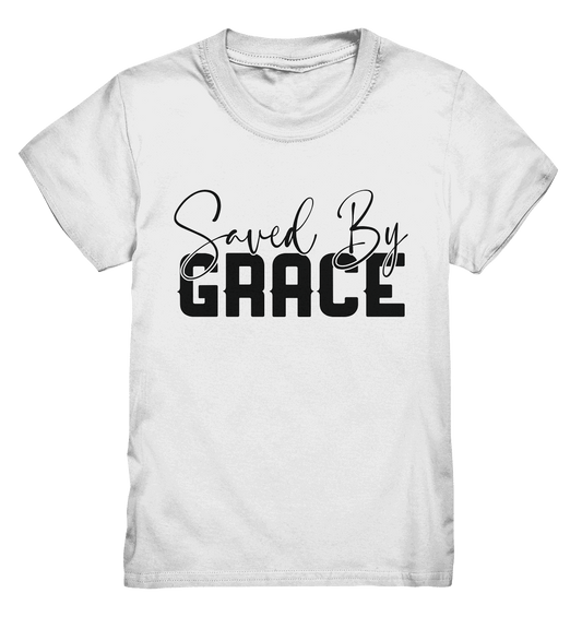 Saved by Grace – Ein kraftvolles Glaubensstatement - Kids Premium Shirt