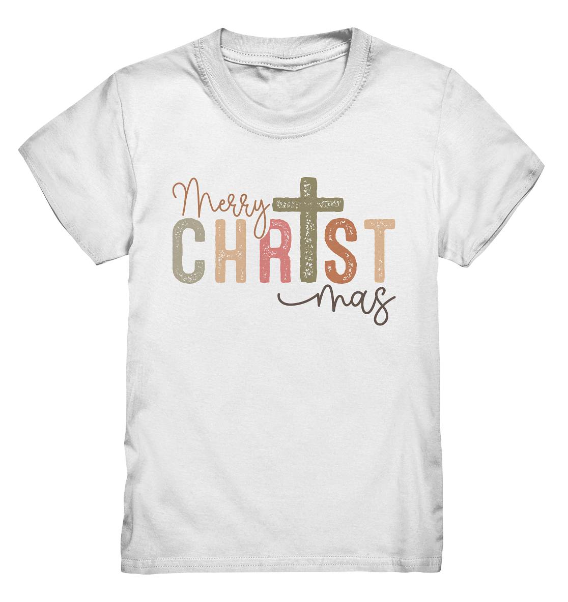 Merry CHRISTmas – Christ im Mittelpunkt - Kids Premium Shirt