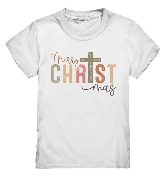 Merry CHRISTmas – Christ in the Center - Kids Premium Shirt