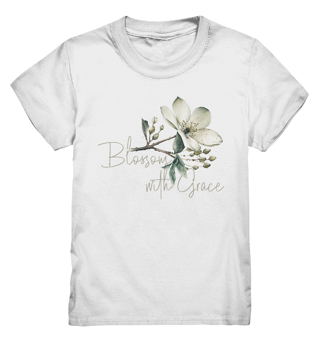 Blossom with Grace - Kids Premium Shirt