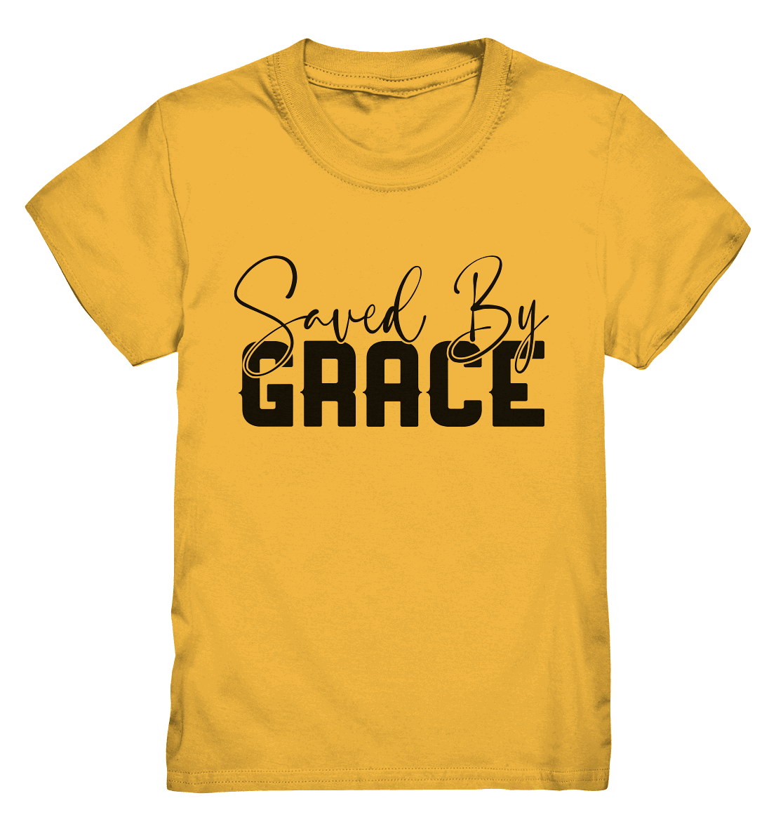 Saved by Grace – Ein kraftvolles Glaubensstatement - Kids Premium Shirt