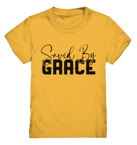 Saved by Grace – Ein kraftvolles Glaubensstatement - Kids Premium Shirt