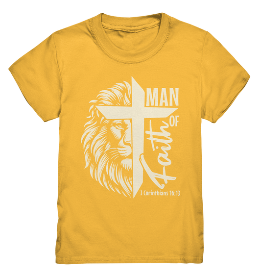 Man of Faith – 1 Corinthians 16:13 - Kids Premium Shirt