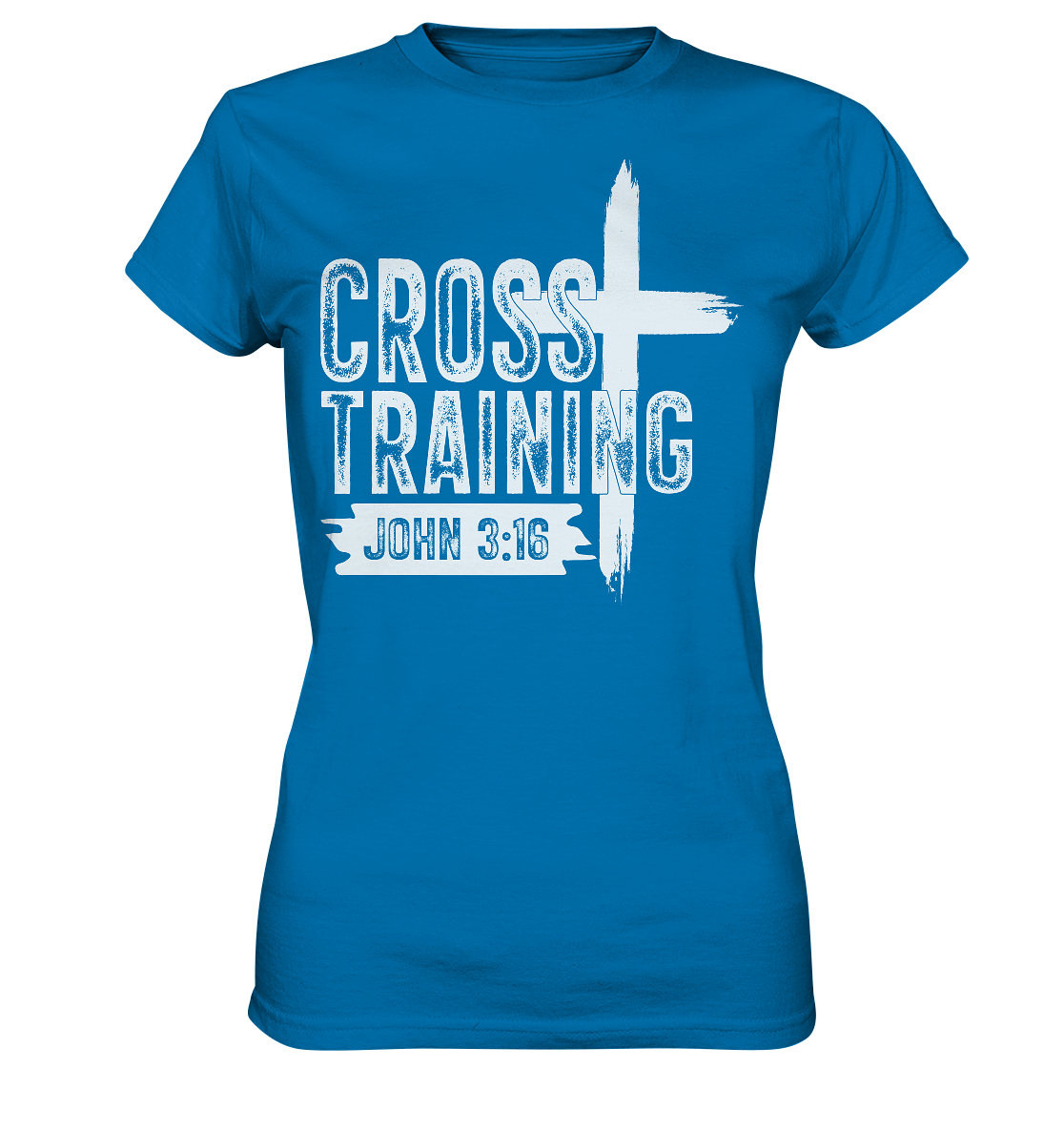 Cross Training - John 3:16 - Ladies Premium Shirt