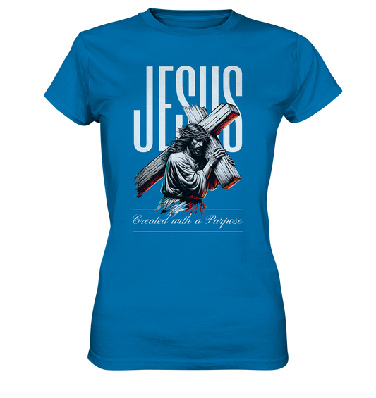 Created with a Purpose - Ladies Premium Shirt