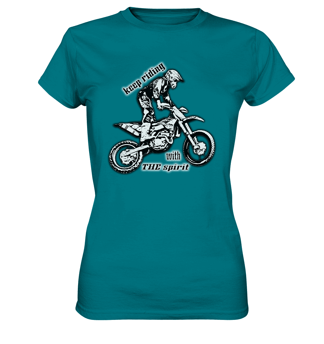 Keep Riding with the Holy Spirit - Ladies Premium Shirt